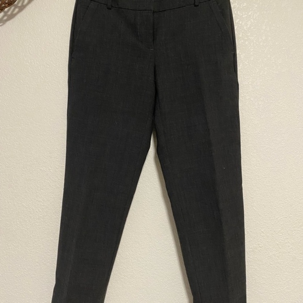 Ann Taylor Loft Julie Fit Dark Gray Dress Work Pants